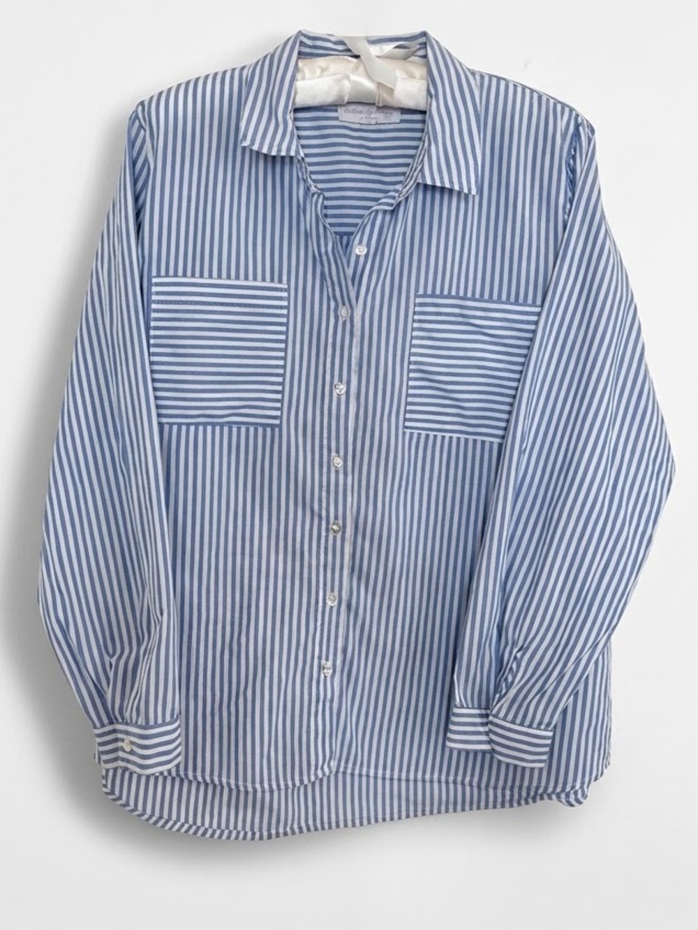 Olive & Oak women’s casual beachy Striped Button-Down Shirt L